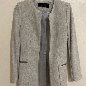 Zara zip front blazer size xs